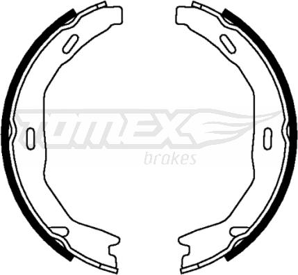 TOMEX brakes TX 22-15 - Комплект гальм, барабанний механізм avtolavka.club