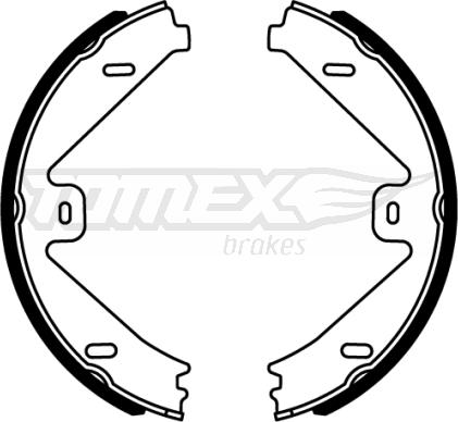 TOMEX brakes TX 22-16 - Комплект гальм, барабанний механізм avtolavka.club