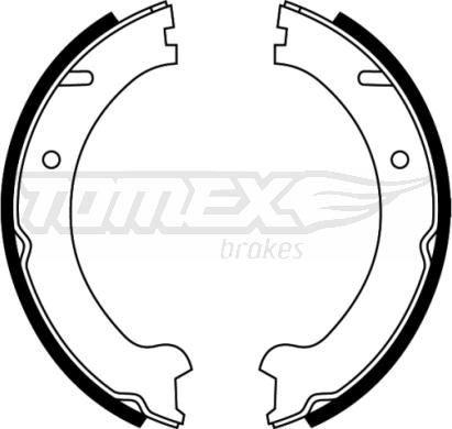 TOMEX brakes TX 22-10 - Комплект гальм, барабанний механізм avtolavka.club