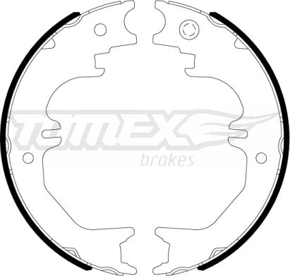 TOMEX brakes TX 22-84 - Комплект гальм, барабанний механізм avtolavka.club