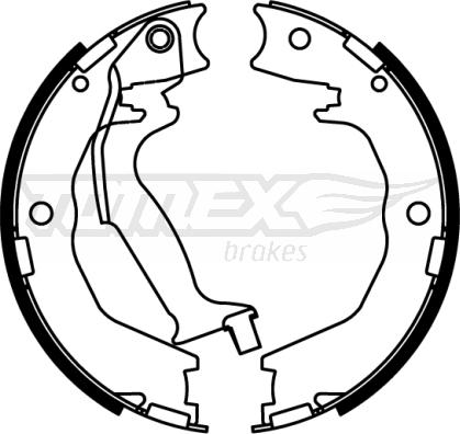 TOMEX brakes TX 22-85 - Комплект гальм, барабанний механізм avtolavka.club