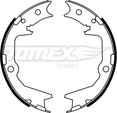 TOMEX brakes TX 22-39 - Комплект гальм, барабанний механізм avtolavka.club