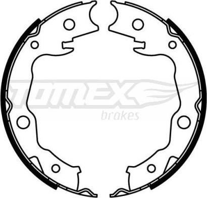 TOMEX brakes TX 22-24 - Комплект гальм, барабанний механізм avtolavka.club
