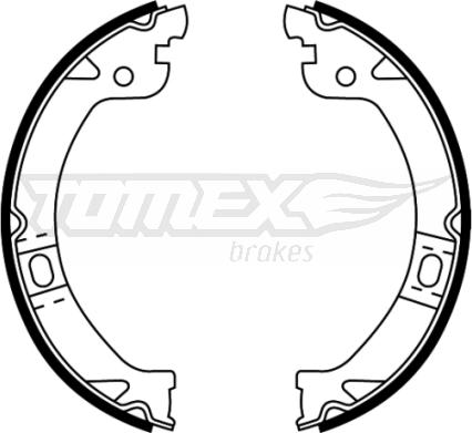 TOMEX brakes TX 22-26 - Комплект гальм, барабанний механізм avtolavka.club