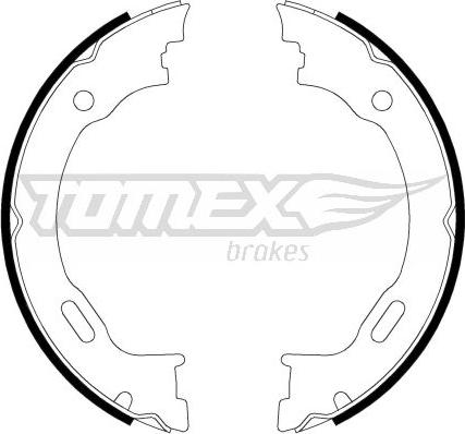 TOMEX brakes TX 22-27 - Комплект гальм, барабанний механізм avtolavka.club