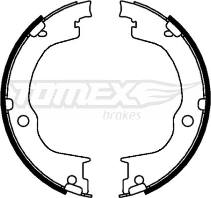 TOMEX brakes TX 22-77 - Комплект гальм, барабанний механізм avtolavka.club