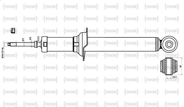 TOOR SG59050 - Амортизатор avtolavka.club