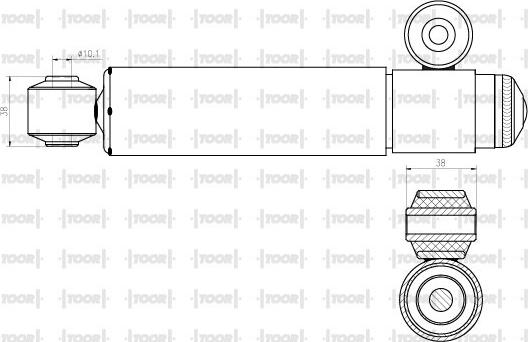 TOOR SG50070 - Амортизатор avtolavka.club