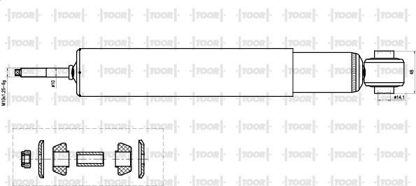 TOOR SG53530 - Амортизатор avtolavka.club