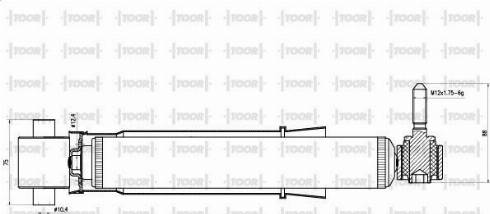 TOOR SG53890 - Амортизатор avtolavka.club