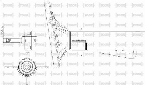 TOOR SG14450 - Амортизатор avtolavka.club