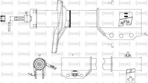 TOOR SG14090 - Амортизатор avtolavka.club