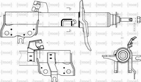 TOOR SG14120 - Амортизатор avtolavka.club