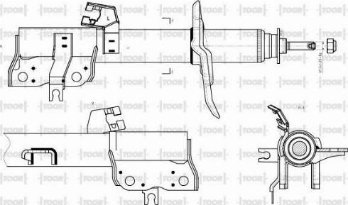 TOOR SG14121 - Амортизатор avtolavka.club