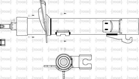 TOOR SG14331 - Амортизатор avtolavka.club