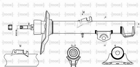 TOOR SG15090 - Амортизатор avtolavka.club