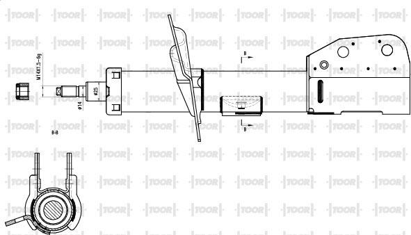 TOOR SG15131 - Амортизатор avtolavka.club