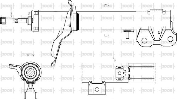 TOOR SG15700 - Амортизатор avtolavka.club