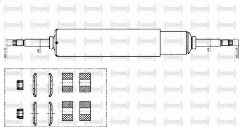 TOOR SG16500 - Амортизатор avtolavka.club