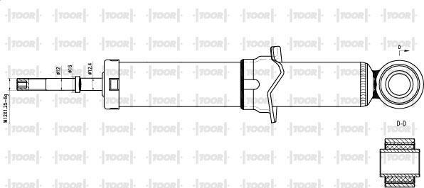 TOOR SG16660 - Амортизатор avtolavka.club