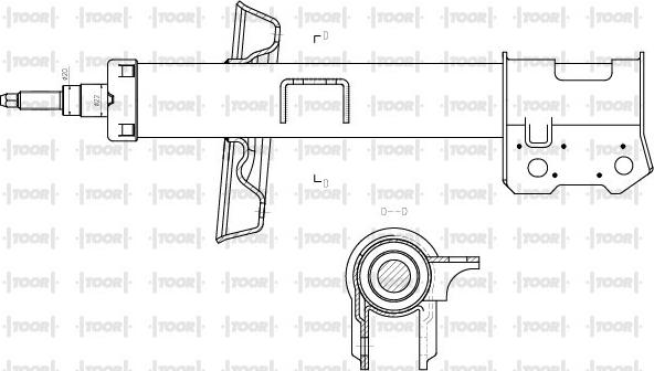 TOOR SG10901 - Амортизатор avtolavka.club