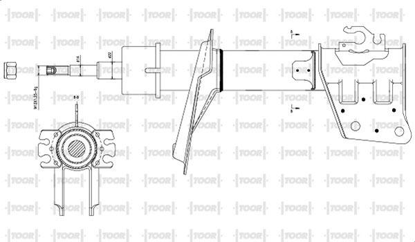 TOOR SG10440 - Амортизатор avtolavka.club