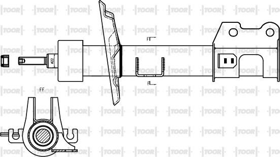 TOOR SG10600 - Амортизатор avtolavka.club