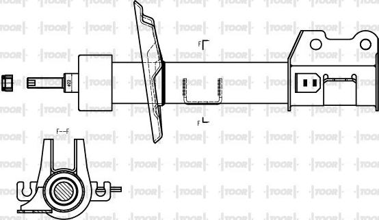 TOOR SG10601 - Амортизатор avtolavka.club