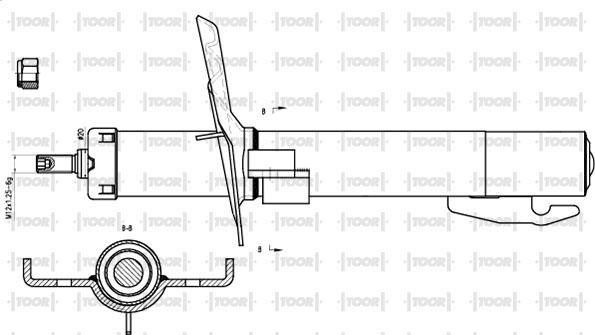 TOOR SG10610 - Амортизатор avtolavka.club