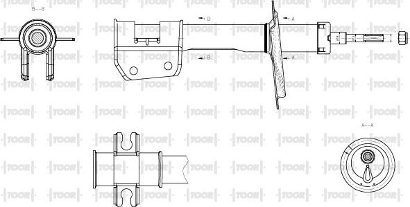 TOOR SG10050 - Амортизатор avtolavka.club