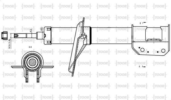 TOOR SG10010 - Амортизатор avtolavka.club