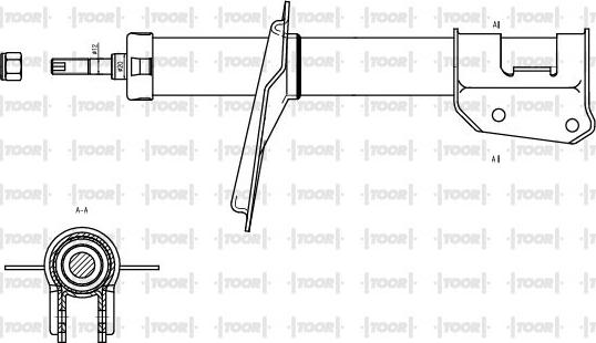 TOOR SG10150 - Амортизатор avtolavka.club