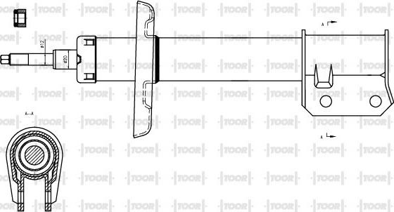 TOOR SG10850 - Амортизатор avtolavka.club