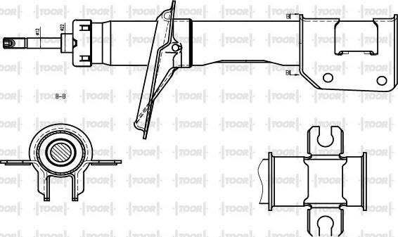 TOOR SG10870 - Амортизатор avtolavka.club