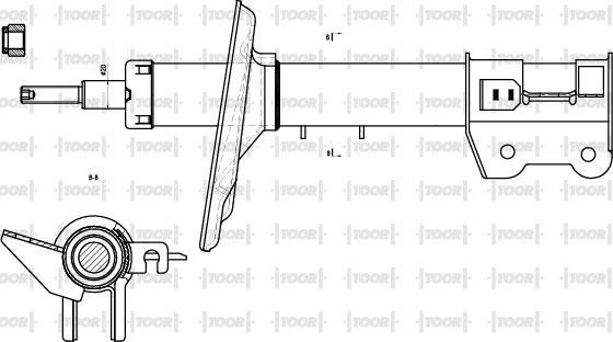 TOOR SG10380 - Амортизатор avtolavka.club