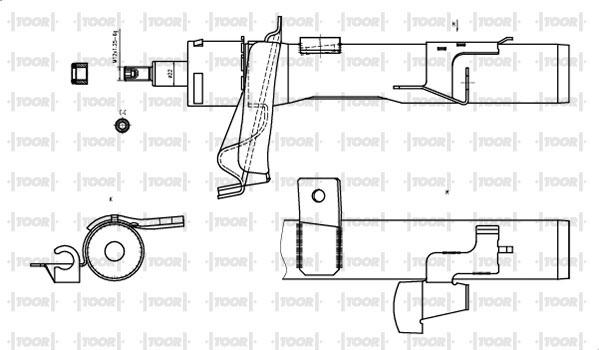 TOOR SG10200 - Амортизатор avtolavka.club