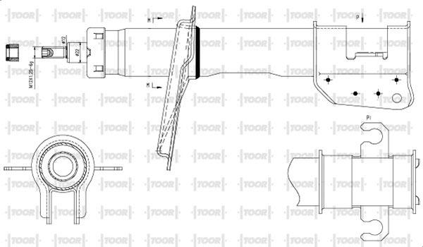 TOOR SG11900 - Амортизатор avtolavka.club