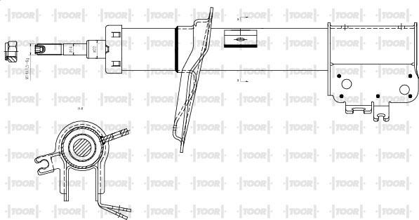 TOOR SG11490 - Амортизатор avtolavka.club