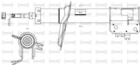 TOOR SG11491 - Амортизатор avtolavka.club