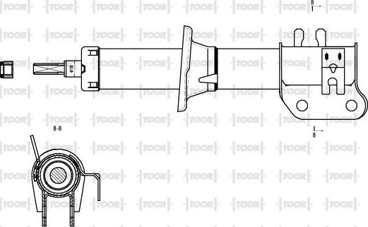 TOOR SG11461 - Амортизатор avtolavka.club