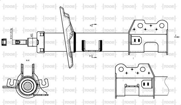 TOOR SG11480 - Амортизатор avtolavka.club