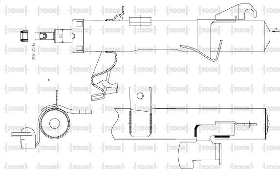 TOOR SG11590 - Амортизатор avtolavka.club