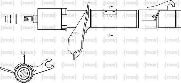 TOOR SG11520 - Амортизатор avtolavka.club