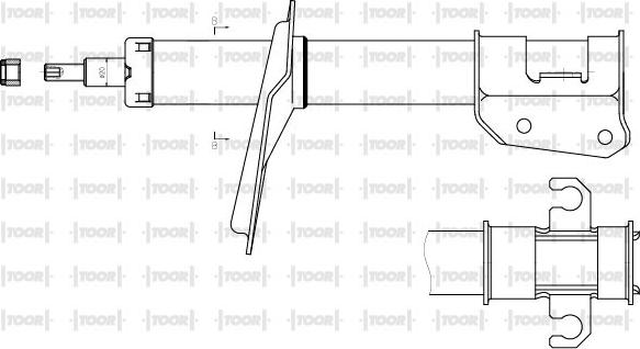 TOOR SG11800 - Амортизатор avtolavka.club