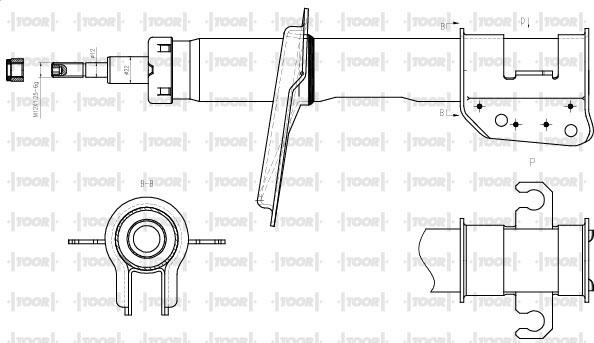 TOOR SG11810 - Амортизатор avtolavka.club