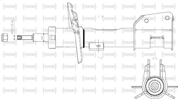 TOOR SG11830 - Амортизатор avtolavka.club