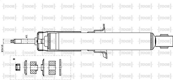 TOOR SG11331 - Амортизатор avtolavka.club