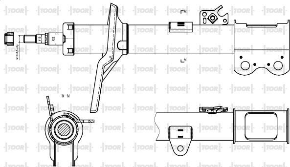 TOOR SG11751 - Амортизатор avtolavka.club