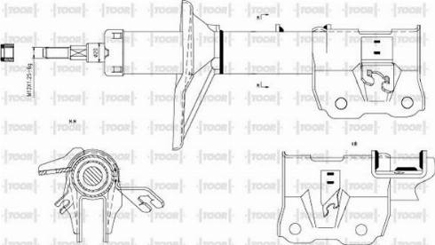 TOOR SG13950 - Амортизатор avtolavka.club