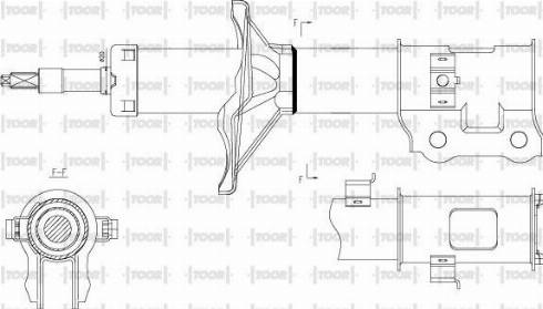 TOOR SG13960 - Амортизатор avtolavka.club